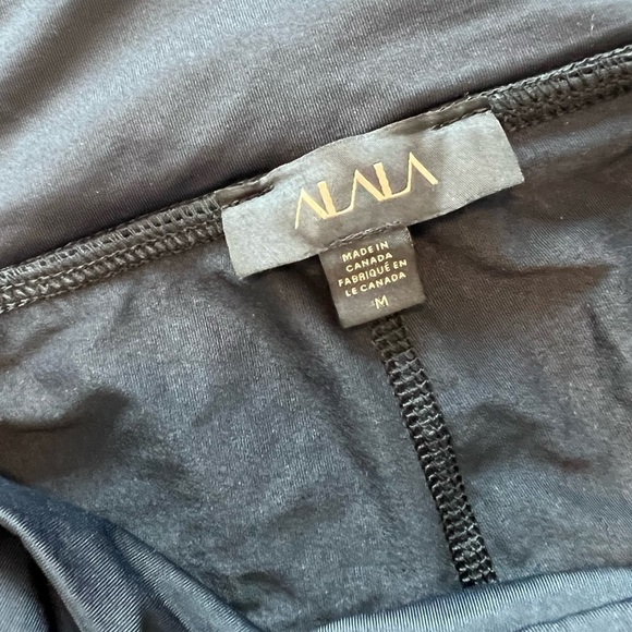 ALALA Palm Shadow Print Blocked Crop Active Workout Leggings - Picture 6 of 16